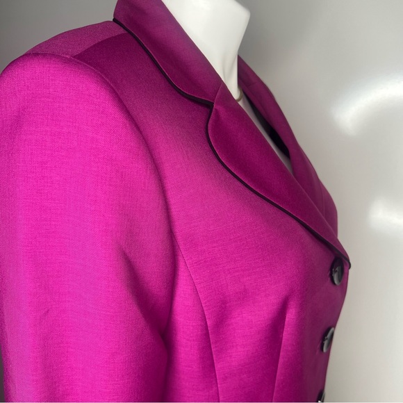 Le Suit Separates Polyester 3 Button Purple Suit Blazer Jacket Women's 18 - Picture 10 of 16